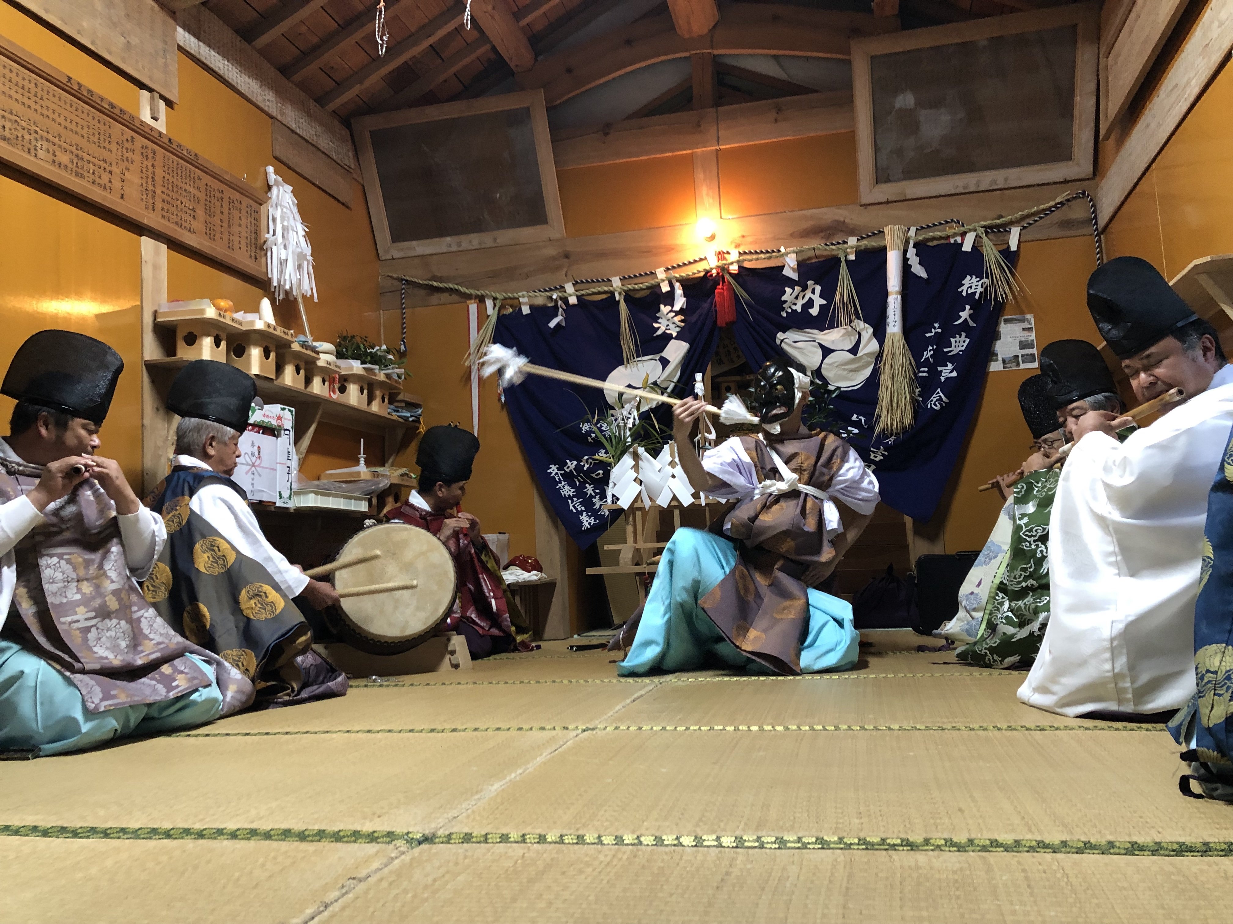 Kagura Shinto Ritual Ceremonial Dance